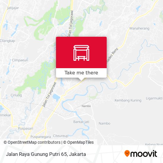 Jalan Raya Gunung Putri 65 map