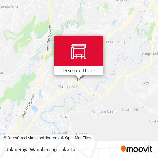 Jalan Raya Wanaherang map