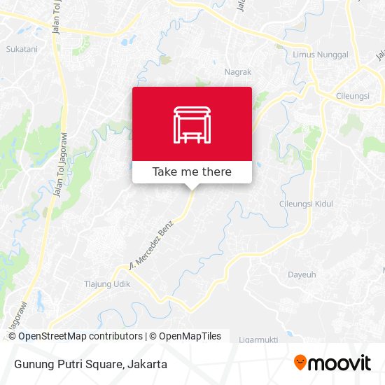 Gunung Putri Square map