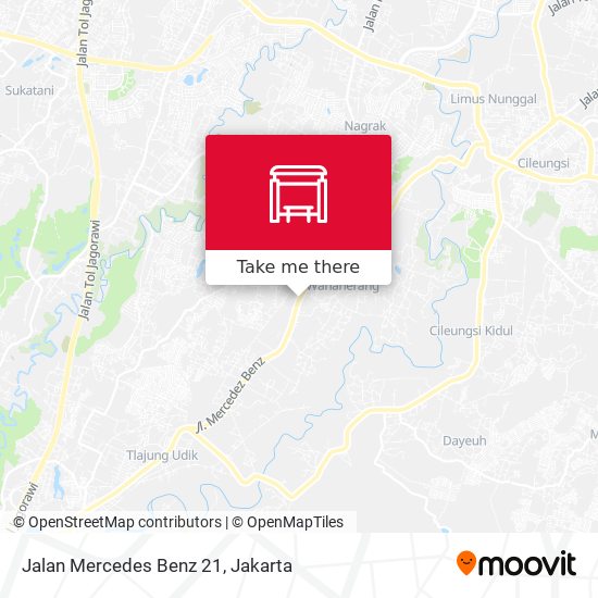 Jalan Mercedes Benz 21 map