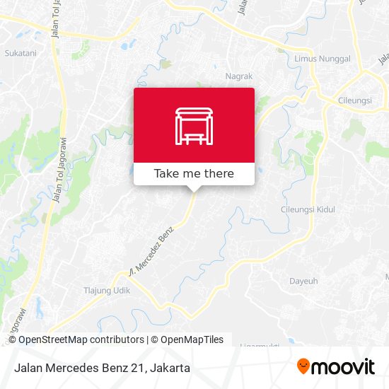Jalan Mercedes Benz 21 map
