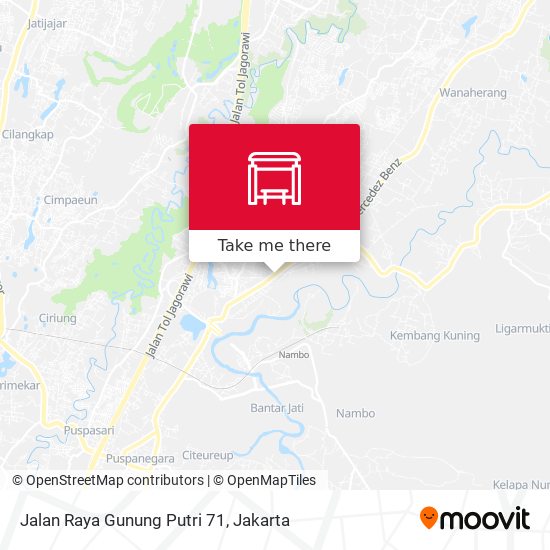 Jalan Raya Gunung Putri 71 map