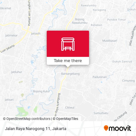 Jalan Raya Narogong 11 map