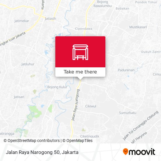 Jalan Raya Narogong 50 map