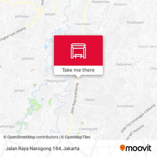 Jalan Raya Narogong 184 map