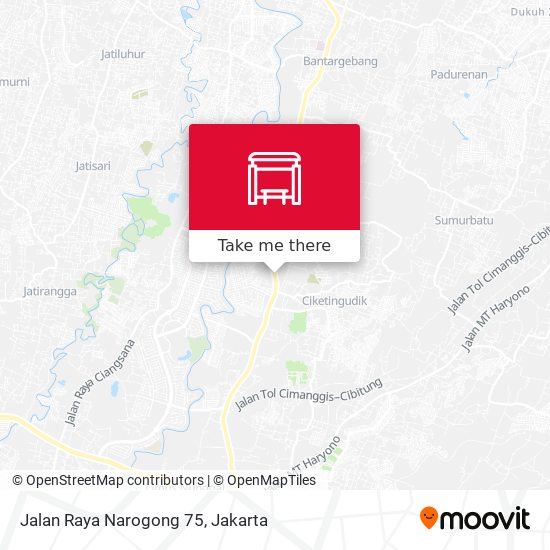 Jalan Raya Narogong 75 map