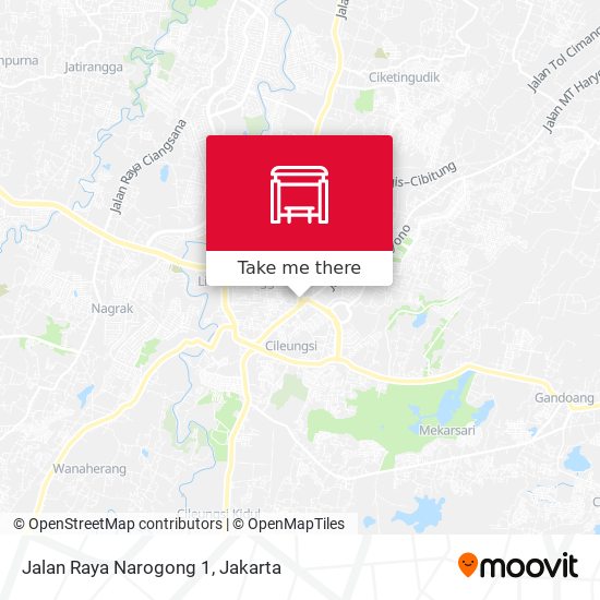 Jalan Raya Narogong 1 map