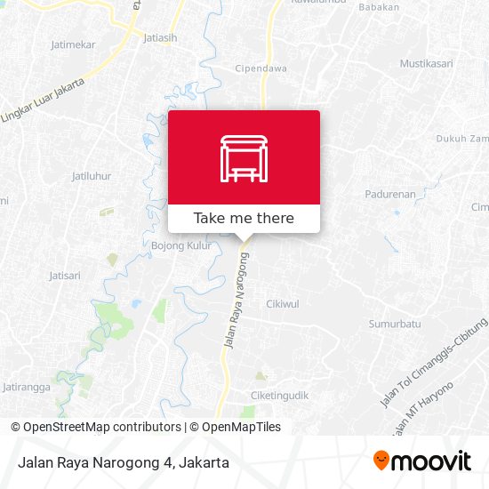 Jalan Raya Narogong 4 map