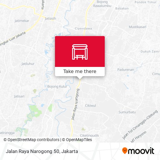 Jalan Raya Narogong 50 map