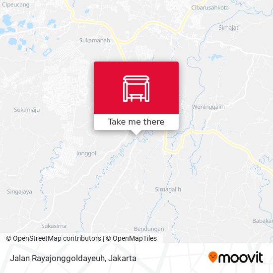 Jalan Rayajonggoldayeuh map