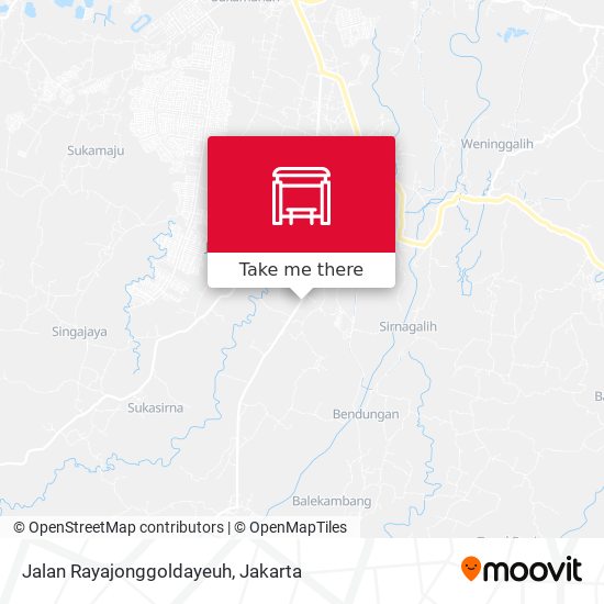 Jalan Rayajonggoldayeuh map