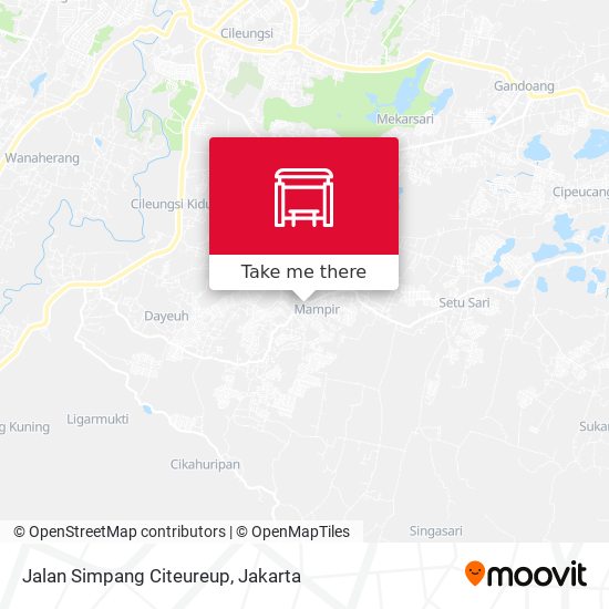 Jalan Simpang Citeureup map
