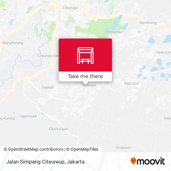 Jalan Simpang Citeureup map
