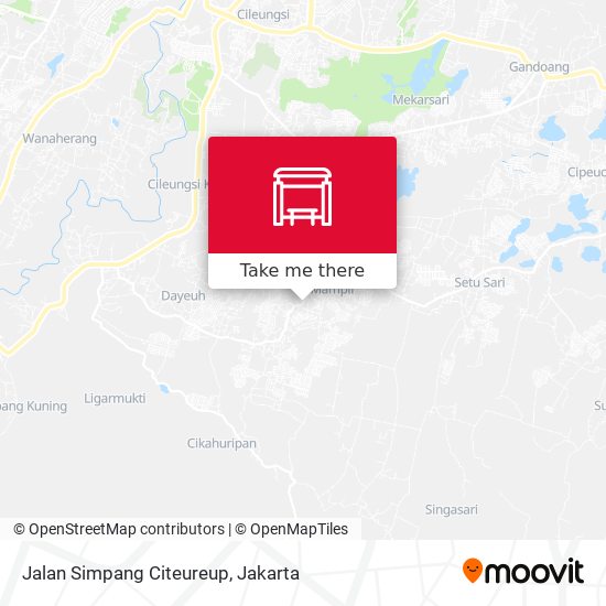 Jalan Simpang Citeureup map