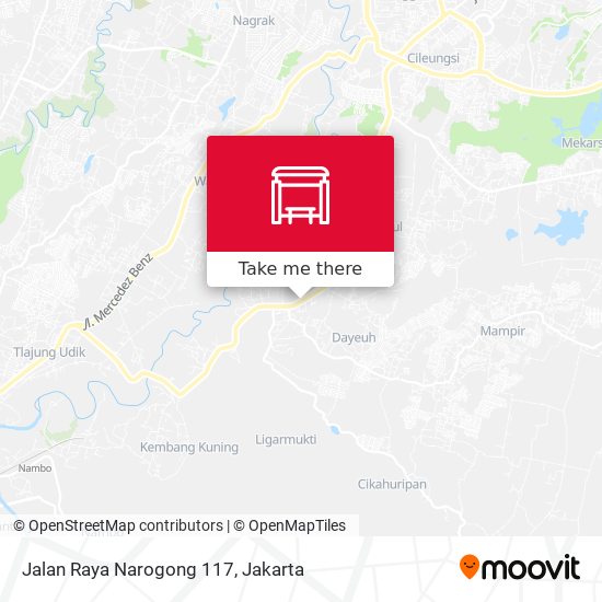 Jalan Raya Narogong 117 map