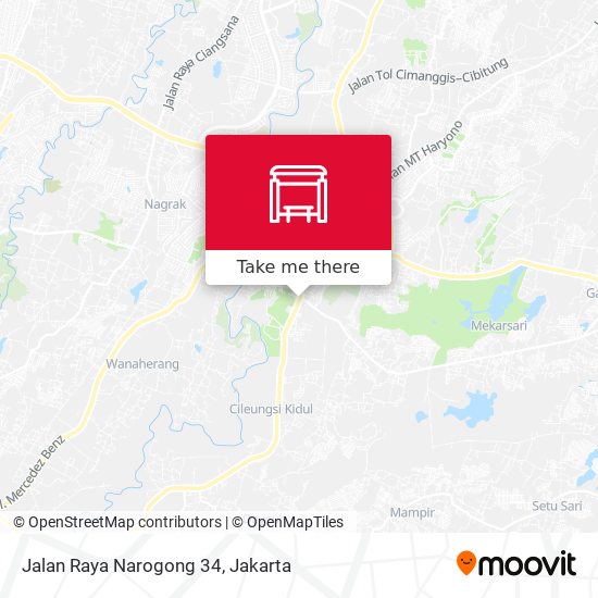 Jalan Raya Narogong 34 map