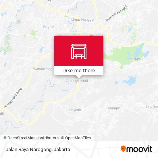 Jalan Raya Narogong map