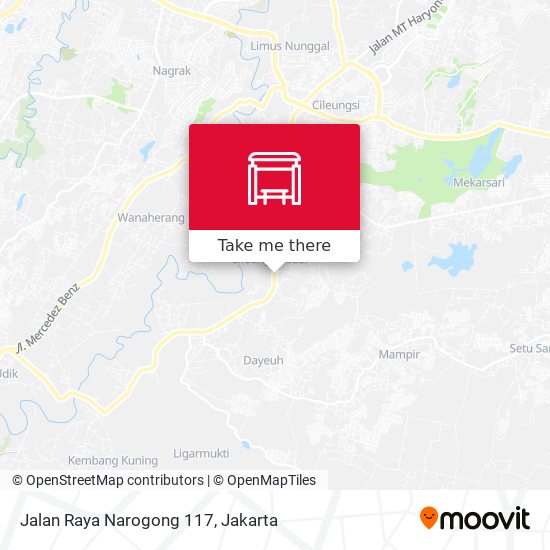 Jalan Raya Narogong 117 map