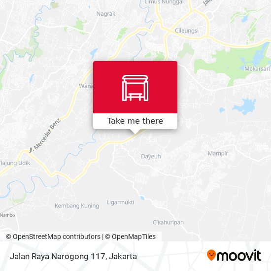 Jalan Raya Narogong 117 map