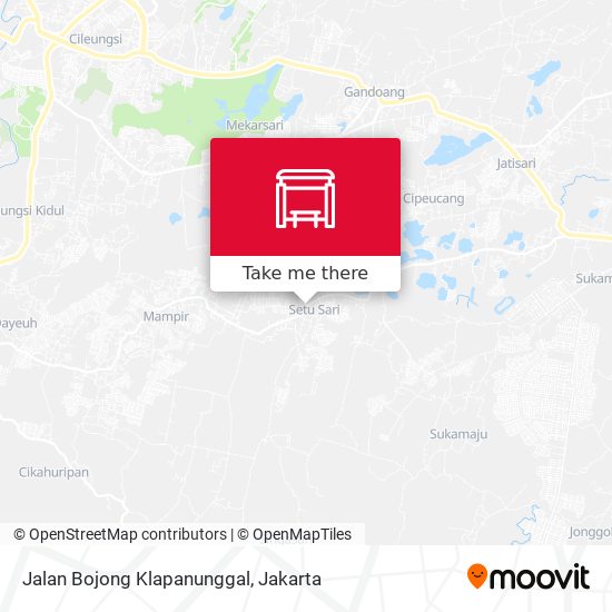 Jalan Bojong Klapanunggal map