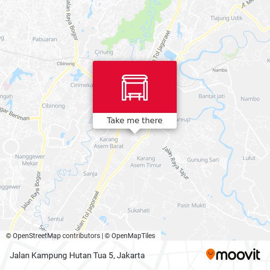 Jalan Kampung Hutan Tua 5 map