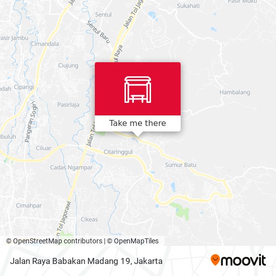 Jalan Raya Babakan Madang 19 map
