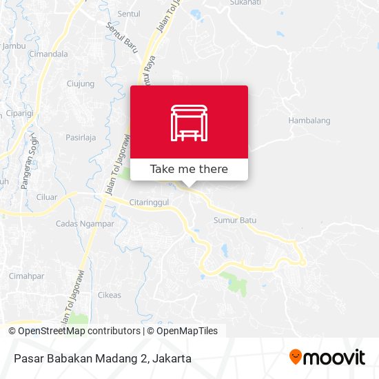 Pasar Babakan Madang 2 map