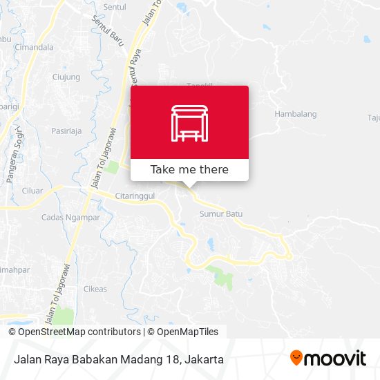 Jalan Raya Babakan Madang 18 map