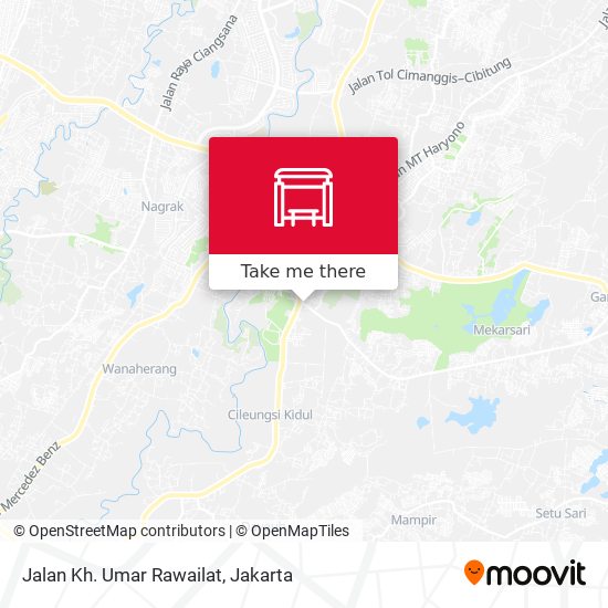 Jalan Kh. Umar Rawailat map