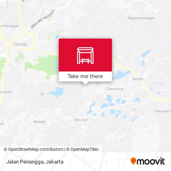 Jalan Penangga map