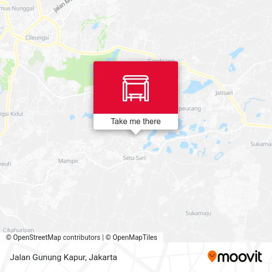 Jalan Gunung Kapur map