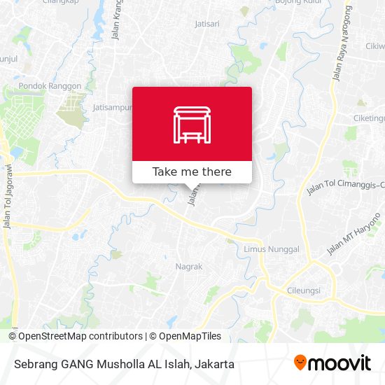 Sebrang GANG Musholla AL Islah map
