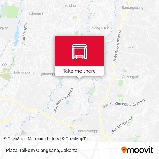 Plaza Telkom Ciangsana map