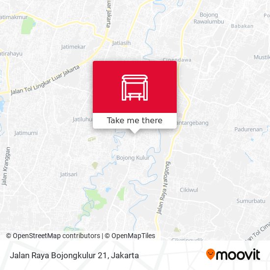Jalan Raya Bojongkulur 21 map