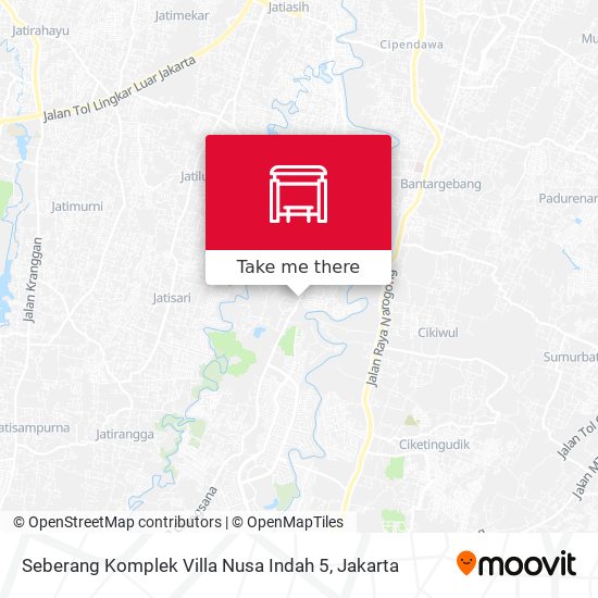 Seberang Komplek Villa Nusa Indah 5 map