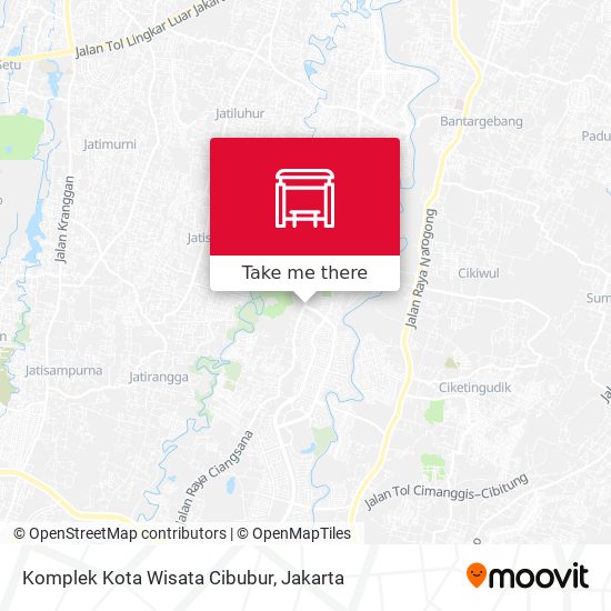 Komplek Kota Wisata Cibubur map