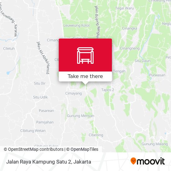 Jalan Raya Kampung Satu 2 map