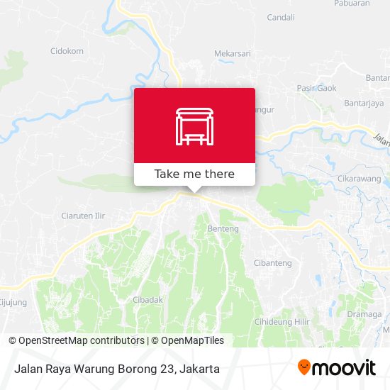 Jalan Raya Warung Borong 23 map