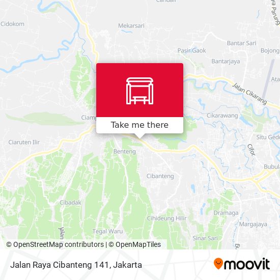 Jalan Raya Cibanteng 141 map