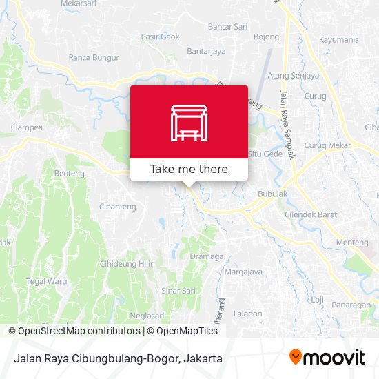 Jalan Raya Cibungbulang-Bogor map