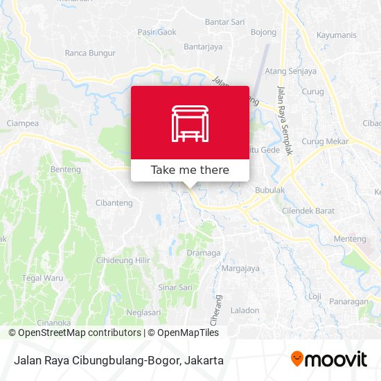 Jalan Raya Cibungbulang-Bogor map