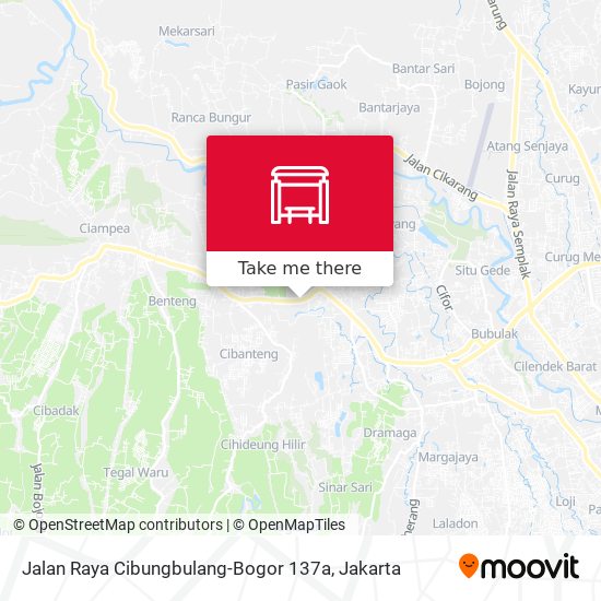 Jalan Raya Cibungbulang-Bogor 137a map