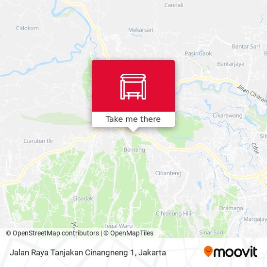 Jalan Raya Tanjakan Cinangneng 1 map