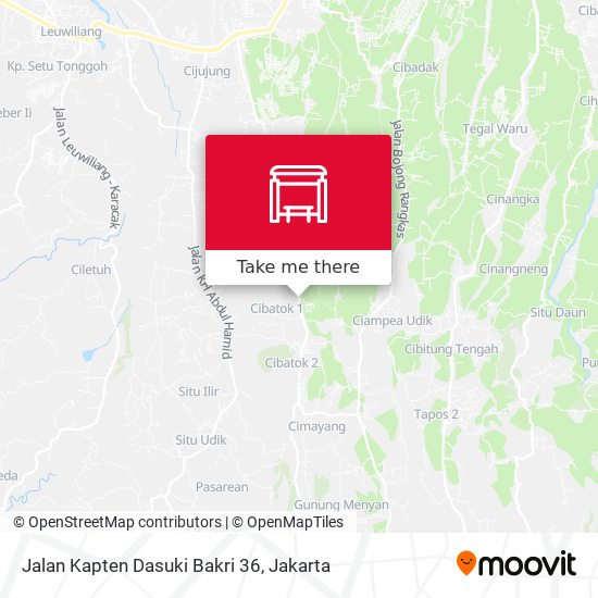 Jalan Kapten Dasuki Bakri 36 map
