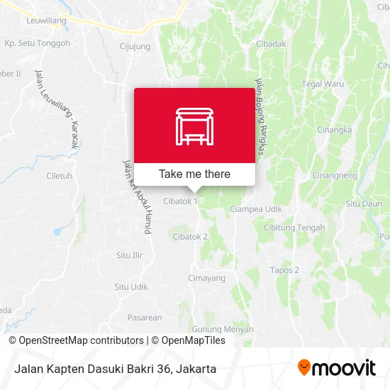 Jalan Kapten Dasuki Bakri 36 map