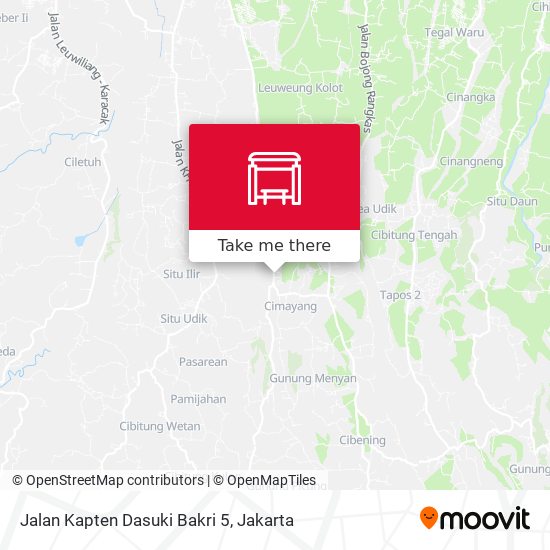 Jalan Kapten Dasuki Bakri 5 map