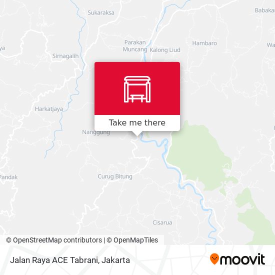 Jalan Raya ACE Tabrani map