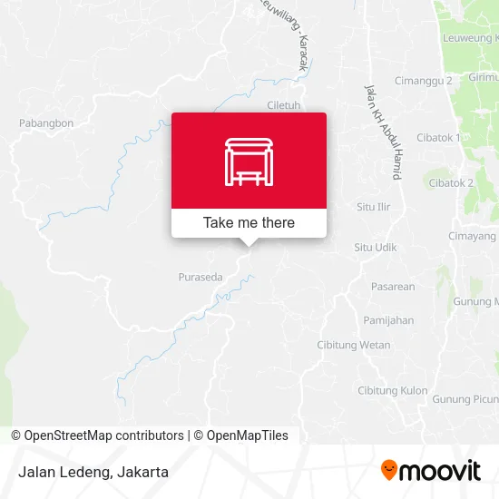 Jalan Ledeng map