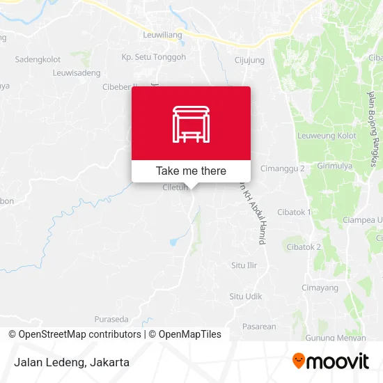 Jalan Ledeng map