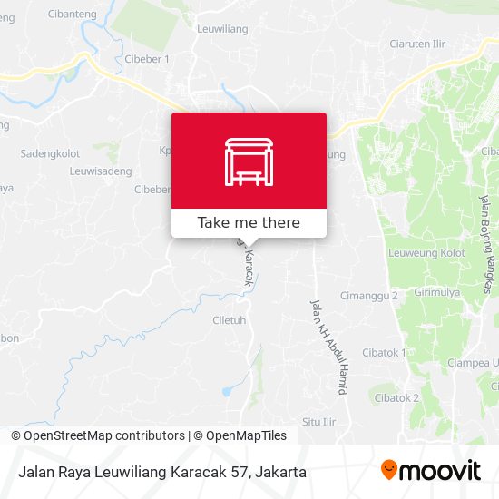 Jalan Raya Leuwiliang Karacak 57 map